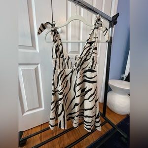 92% cotton and 8% linen dress